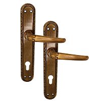 Ручки на планке OZCANLAR Yakut Yale 85 матовая бронза